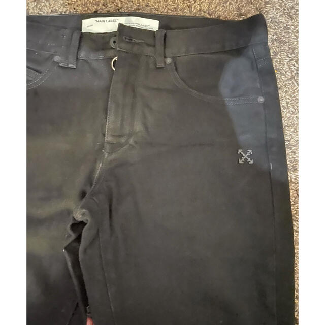 オフホワイト off-white ブラックデニム denim 1