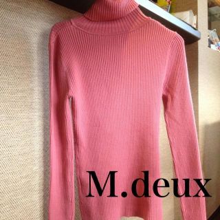 エムドゥー(M.deux)のM.deuxタートルニット♡(ニット/セーター)