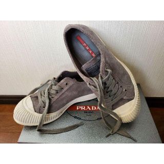 プラダ(PRADA)のPRADA プラダ スポーツ　スニーカー 25ハーフ　グレー(スニーカー)