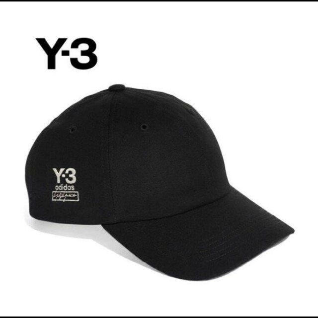 新品！ Y-3×アディダス ワイスリー サイドロゴキャップ　ヨウジヤマモト