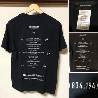 アートヴィンテージ(ART VINTAGE)の人気！sakanaction サカナクション 2019 834.194 Tシャツ(Tシャツ/カットソー(半袖/袖なし))