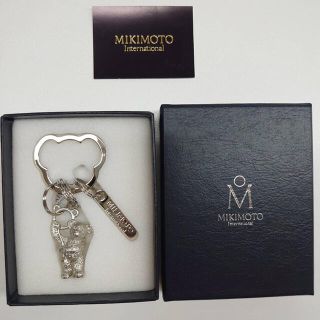 ミキモト(MIKIMOTO)のミキモト　ベアチャーム付キーリング(キーホルダー)