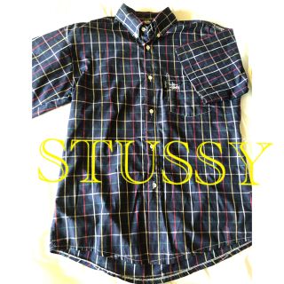 ステューシー(STUSSY)のスチューシーSTUSSYシャツ★紺タグビンテージ★USA製★(シャツ)