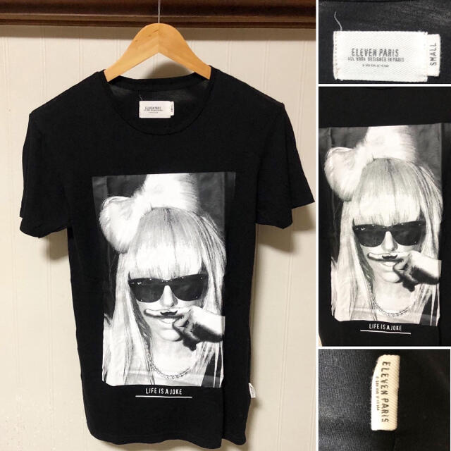 ELEVEN PARIS(イレブンパリ)のキムタク着！ELEVEN PARIS LADY GAGA レディーガガ Tシャツ メンズのトップス(Tシャツ/カットソー(半袖/袖なし))の商品写真