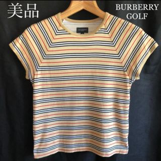 バーバリー(BURBERRY)の美品 BURBERRY バーバリーゴルフ Tシャツ Mサイズ レディース(Tシャツ(半袖/袖なし))