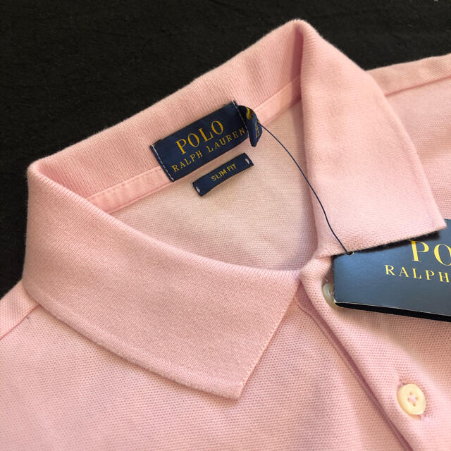 POLO RALPH LAUREN(ポロラルフローレン)の新品 ラルフローレン ポロシャツ レディース ピンク Sサイズ レディース レディースのトップス(ポロシャツ)の商品写真