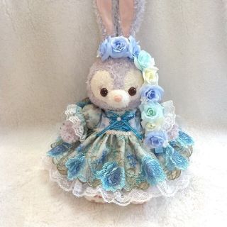 ステラルー(ステラ・ルー)の専用738.ステラルーコスチューム♡Ｓサイズ用♡青系薔薇ドレス(その他)