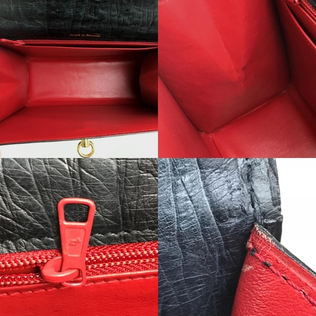 セリーヌ CELINE オーストリッチ トートバッグ ハンドバッグ