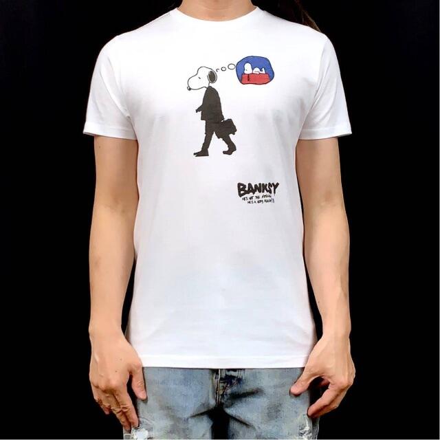 【BANKSY】新品 バンクシー SNOOPY グラフィティ アート Tシャツ