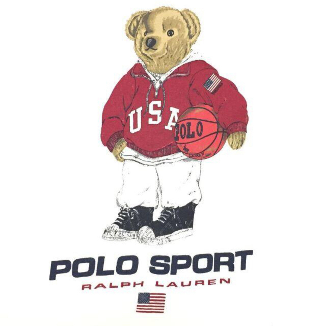 90s polo bear sport ポロベア 希少 クマ ラルフローレン