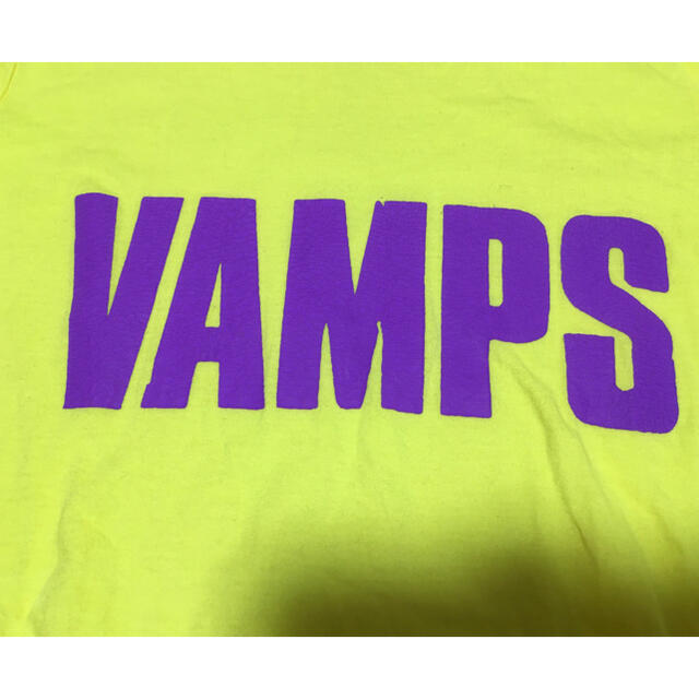 L'Arc～en～Ciel(ラルクアンシエル)のVAMPS Tシャツ ２色セット♪ Mサイズ／ピンク＆イエロー レディースのトップス(Tシャツ(半袖/袖なし))の商品写真