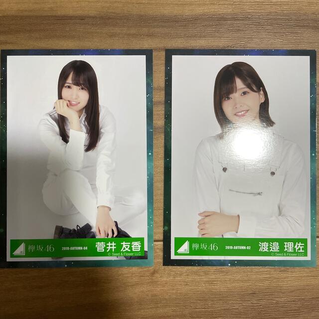 欅坂46(けやき坂46)(ケヤキザカフォーティーシックス)の渡邉理佐 菅井友香 生写真 チケットの音楽(女性アイドル)の商品写真