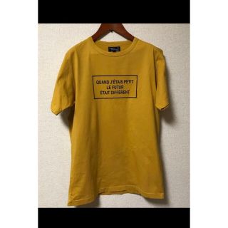 アニエスベー(agnes b.)のagnes b アニエスベー Tシャツ S-M イエロー ポルトガル製(Tシャツ/カットソー(半袖/袖なし))