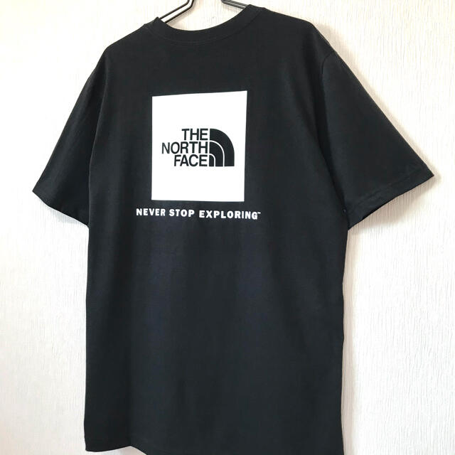 超ビッグ ☆ 新品 ノースフェイス BOX Tシャツ 黒 白 4XL 5L