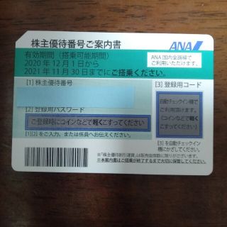 エーエヌエー(ゼンニッポンクウユ)(ANA(全日本空輸))のANA株主優待券（有効期限2022年5月31日迄）(その他)