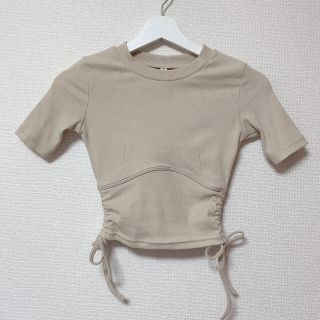 ザラ(ZARA)の【SHEIN】フロントディテール クロップドトップス(Tシャツ(半袖/袖なし))