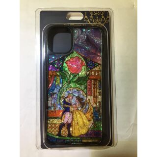 美女と野獣 ステンドグラス スマホケース iPhone11