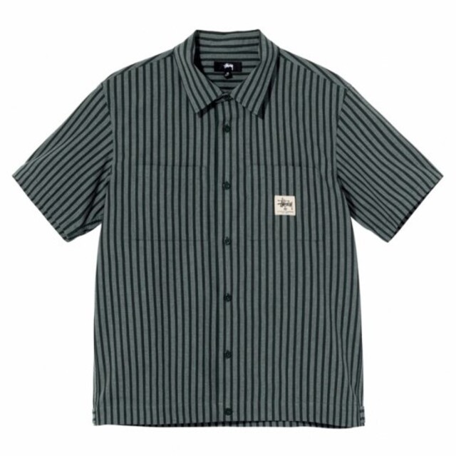 STUSSY(ステューシー)のSTUSSY  STRIPED GARAGE SHIRT  メンズのトップス(シャツ)の商品写真