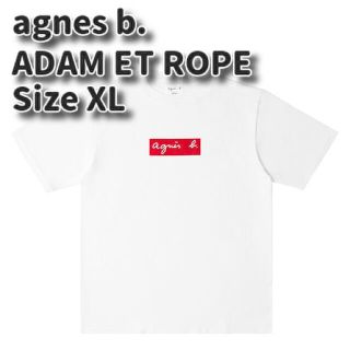 アニエスベー(agnes b.)のagnes b.×ADAM ET ROPE Tシャツ BOX ボックス ロゴ(Tシャツ/カットソー(半袖/袖なし))