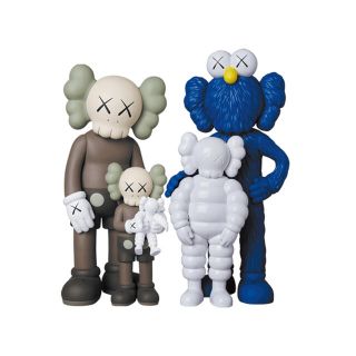 メディコムトイ(MEDICOM TOY)の#1 KAWS FAMILY BROWN/BLUE/WHITE カウズ カウズ展(その他)