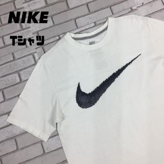 ナイキ(NIKE)の古着 NIKE ナイキ ロゴ ビッグロゴ デカロゴ tシャツ スウォッシュ(Tシャツ/カットソー(半袖/袖なし))