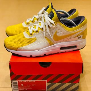 ナイキ(NIKE)のNIKE AIR MAX ZERO QS 27cm yellow(スニーカー)