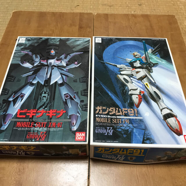 BANDAI(バンダイ)のBANDAI  ガンダムF91. ビギナギナ　2個セット エンタメ/ホビーのおもちゃ/ぬいぐるみ(模型/プラモデル)の商品写真