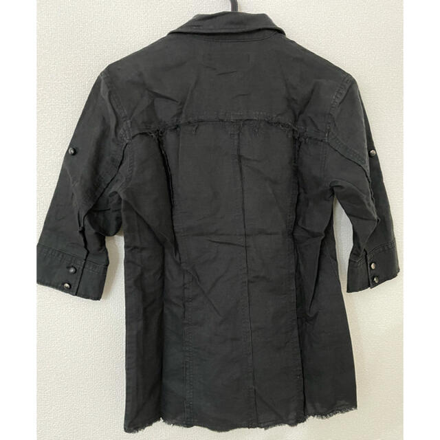 FUGA(フーガ)のFUGA フーガ　ブラック　シャツ　44 M 日本製 メンズのトップス(シャツ)の商品写真
