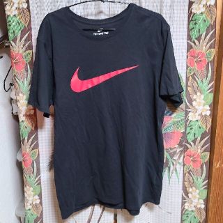 ナイキ(NIKE)のNIKEロゴ黒半袖Tシャツxxl(Tシャツ/カットソー(半袖/袖なし))