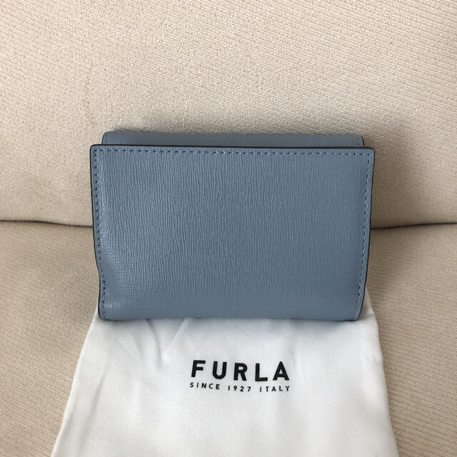 付属品全てあり新品★FURLA 定価28,600円 バビロン ブルーベージュ