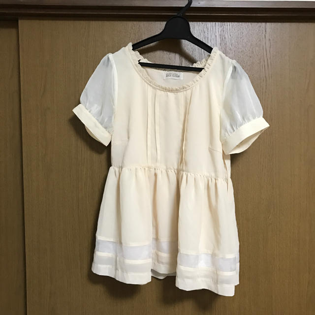 one after another NICE CLAUP(ワンアフターアナザーナイスクラップ)の春服 ペプラムトップス レディースのトップス(シャツ/ブラウス(半袖/袖なし))の商品写真