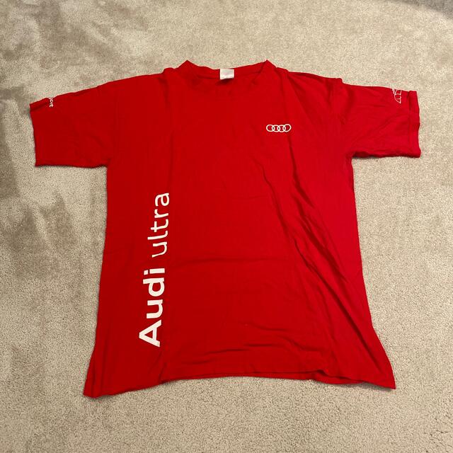 AUDI(アウディ)のaudi アウディ　赤　tシャツ 半袖　f1 レース メンズのトップス(Tシャツ/カットソー(半袖/袖なし))の商品写真