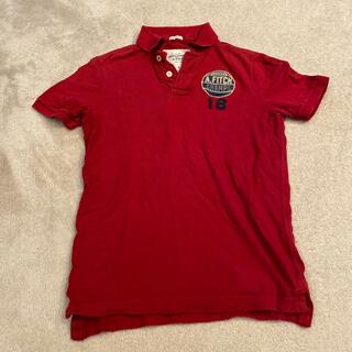 アバクロンビーアンドフィッチ(Abercrombie&Fitch)のアバクロ　abercrombie&fitch ポロシャツ　赤(ポロシャツ)