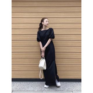 トゥデイフル(TODAYFUL)のlouren Louren puff sleeve onepiece(ロングワンピース/マキシワンピース)