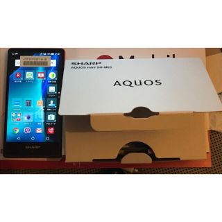 アンドロイド(ANDROID)の【新品同等品AQUOS mini SH-M03レッド 楽天モバイル版SIMフリー(スマートフォン本体)