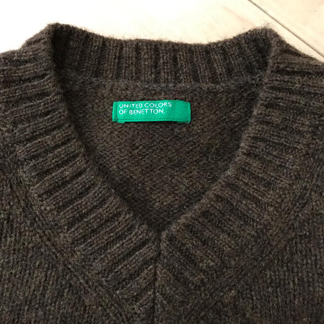 BENETTON(ベネトン)のベネトン  ベスト 2〜3歳 キッズ/ベビー/マタニティのキッズ服男の子用(90cm~)(ニット)の商品写真