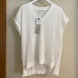 オペークドットクリップ(OPAQUE.CLIP)の新品☆OPAQTE.CLIP☆Vネックニット(カットソー(半袖/袖なし))