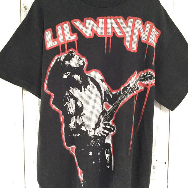 激レア　ラップT LIL WAYNE リルウェイン　ツアーT ストリート　ロック メンズのトップス(Tシャツ/カットソー(半袖/袖なし))の商品写真