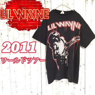 激レア　ラップT LIL WAYNE リルウェイン　ツアーT ストリート　ロック(Tシャツ/カットソー(半袖/袖なし))