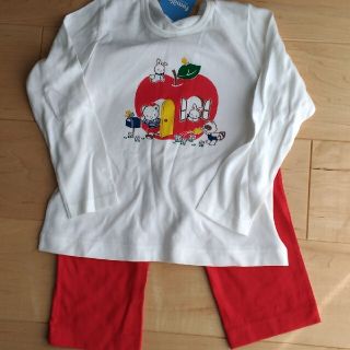 ファミリア(familiar)のfamiliar新品タグ付き長袖トップスとパンツ二点セット(Tシャツ/カットソー)