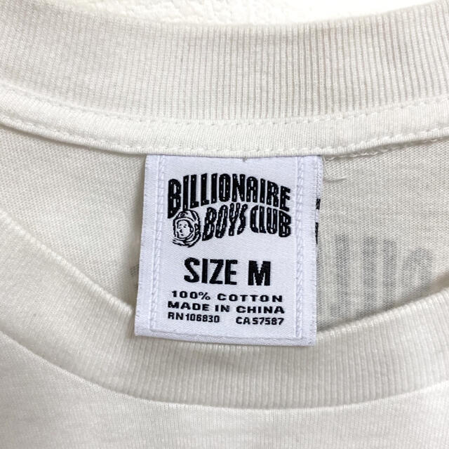 BBC(ビリオネアボーイズクラブ)の【廃盤】ビリオネアボーイズクラブ 宇宙飛行士 ロゴ Tシャツ メンズ M 白 メンズのトップス(Tシャツ/カットソー(半袖/袖なし))の商品写真