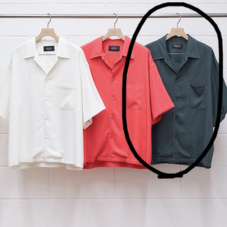 アンユーズド(UNUSED)の新品 UNUSED 21ss Rayon Open Collar Shirt (シャツ)