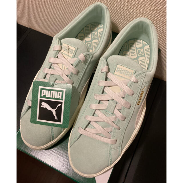 ⭐️新品⭐️PUMA  W LOVE SUEDE MIST GREEN  23㎝ 3