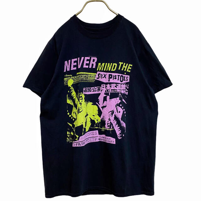 【廃盤】セックスピストルズ 96年 日本公演 ツアー Tシャツ メンズ 黒 古着