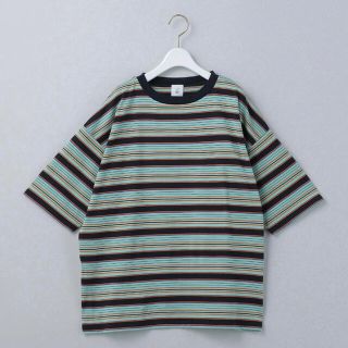 ビューティアンドユースユナイテッドアローズ(BEAUTY&YOUTH UNITED ARROWS)のroku マルチボーダー　カットソー　Tシャツ(Tシャツ(半袖/袖なし))