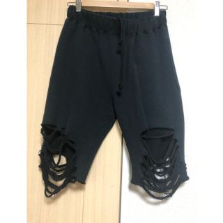PHENOMENON - Phenomenon☆ダメージ スウェットパンツ 黒の通販 by ... Phenomenon★ダメージ スウェットパンツ 黒