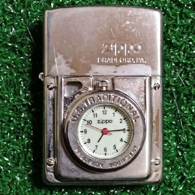 Zippo/ジッポー “TIME LIGHT/タイムライト” 時計付きライター