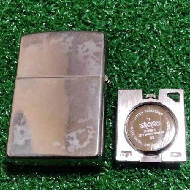 送料込みZippo/ジッポー “TIME LIGHT/タイムライト” 時計付きライター