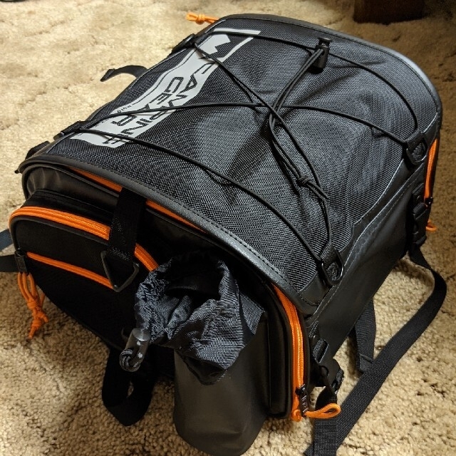ミニフィールドシートバッグ　オレンジ 自動車/バイクのバイク(装備/装具)の商品写真