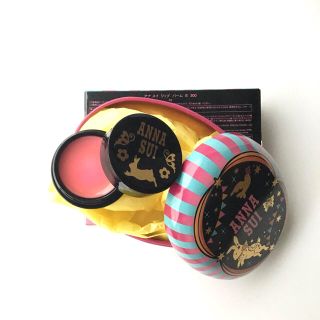 アナスイ(ANNA SUI)の新品未使用　アナスイ 限定品 リップバームE  (300ハッピーピンク)　(ラ(リップケア/リップクリーム)